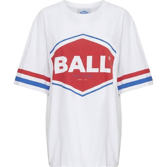 Sporty Oversize Tee with Striped Print