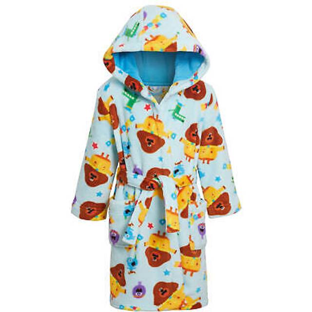 Hey duggee dressing gown kids hooded bathrobe boys girls fleece character robe