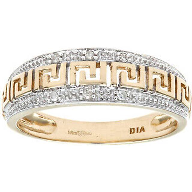 (I) Jewelco London 9ct Yellow Gold Diamond Ring - PR0AXL2320Y