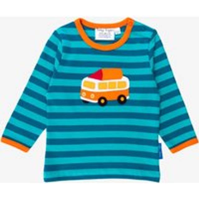 Organic Campervan Applique Long-Sleeved T-Shirt - 7-8y / 128cm