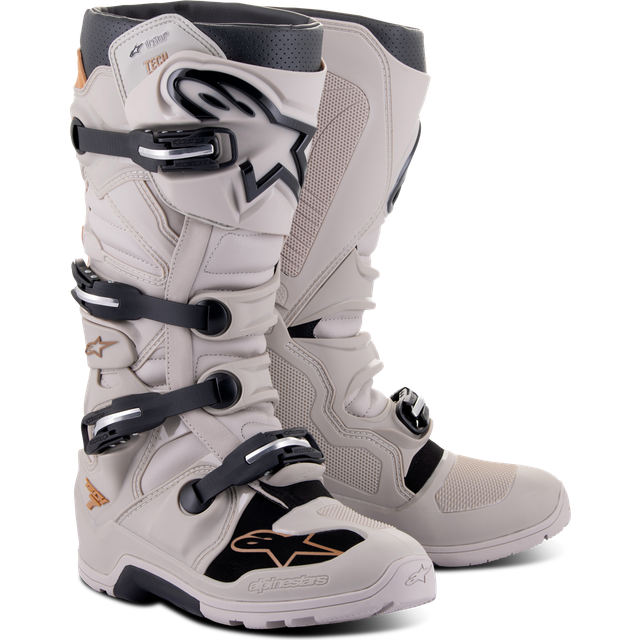 Alpinestars Tech 7 Enduro Drystar Crosstövlar Grå Sand 52