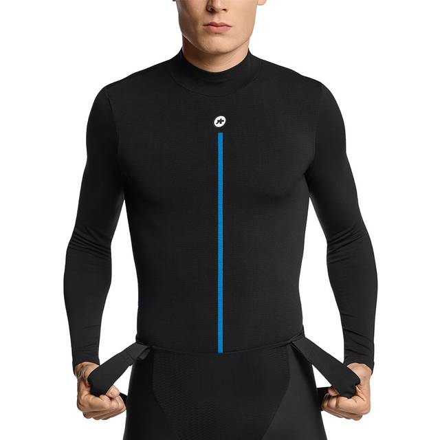 Men's Assos Winter Long Sleeve Skin Layer P1 - Black - Size M-L - Odour Control - Breathable - Tank Top - Bikes - Cycling