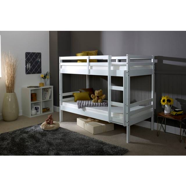 Deserie Solid Wood Standard Bunk Bed by Mack + Milo - White (Small Single (2&#39;6))