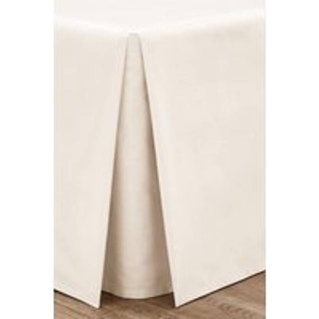 Easy Iron Percale Combed Base Valance Sheet - Cream - King Size - Catherine Lansfield