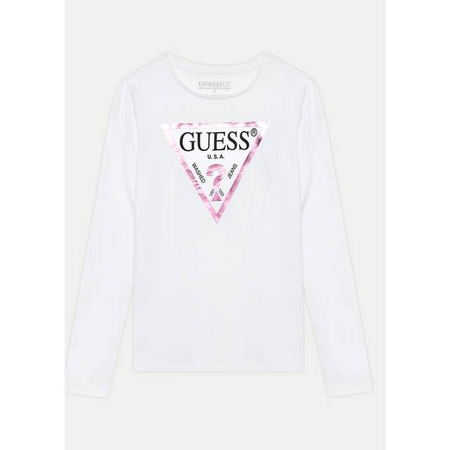 Girl's long sleeve T-shirt Guess Core - Blanc
