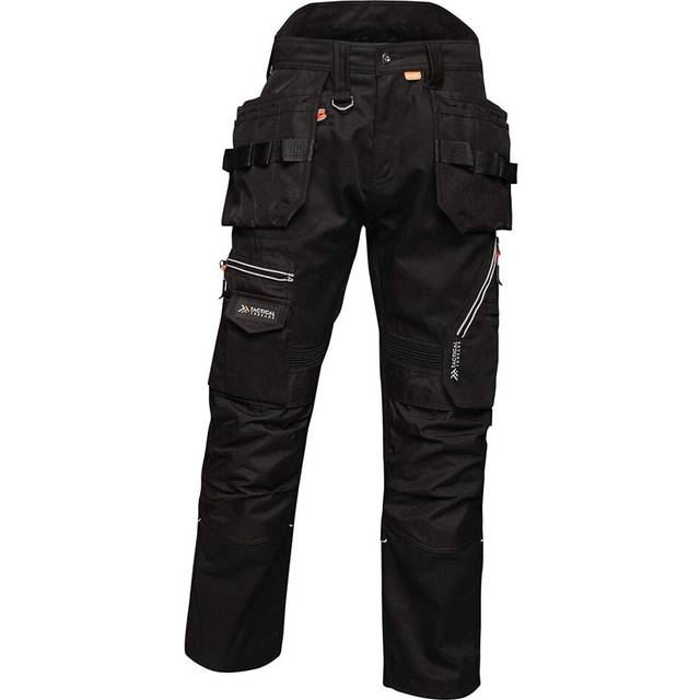 (40R, Black) Regatta Mens Execute Holster Premium Work Trousers
