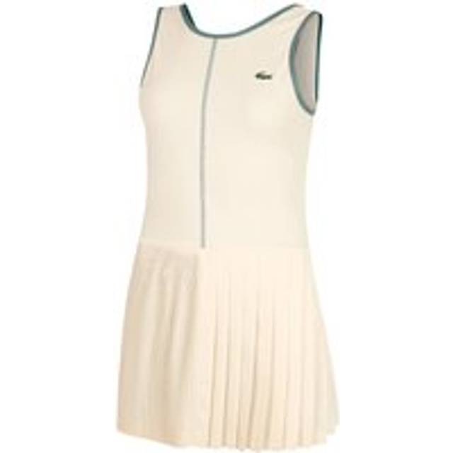 Women's dress lacoste sport ultra dry tennis with removable liner in white