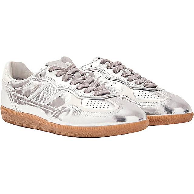 ALOHAS Women's Tb.490 Rife Patent Leather Trainers - UK 5 - Silver