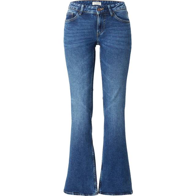 LINDEX Trousers Denim Fay Dark Blue |Blå |40