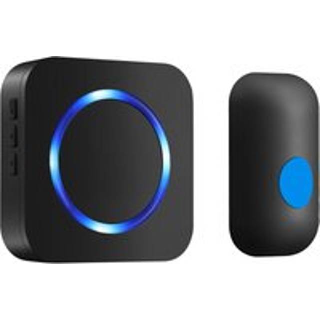 Alwaysh - 300M Wireless Doorbell Long Range Waterproof Electronic Chime, Doorbell Kit with Plug-in Outdoor Receivers for Home, 55 Melodies at 5