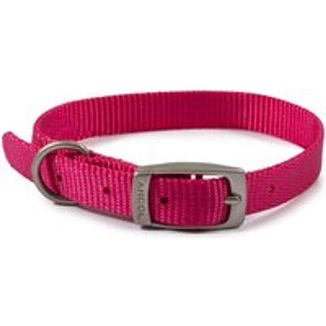 Ancol Viva Dog & Puppy Buckle Collars Nylon Pink 5 Sizes - X-Small