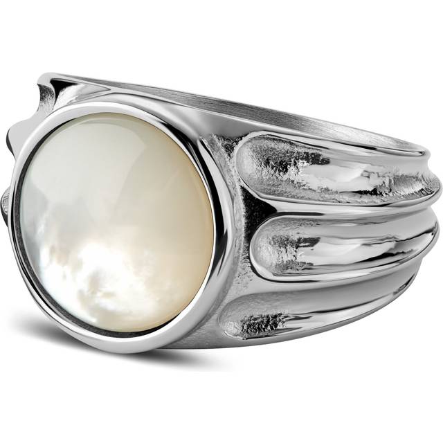 Waykins Atlantis Rillet Perlemor Signetring