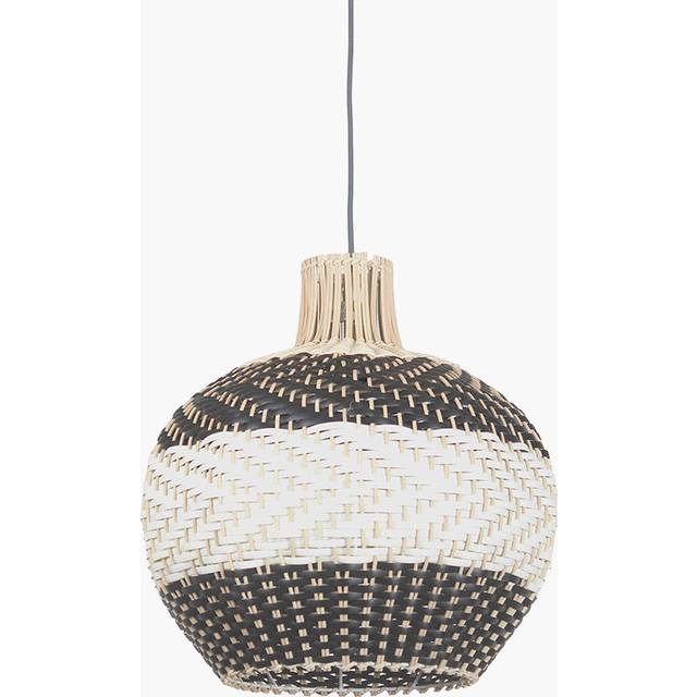 Rowan 1 - Light Matte Black Sphere Pendant (40cm H X 39cm W)