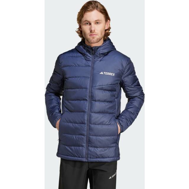 Terrex Multi Light Down Hooded Jacka - Shadow Navy