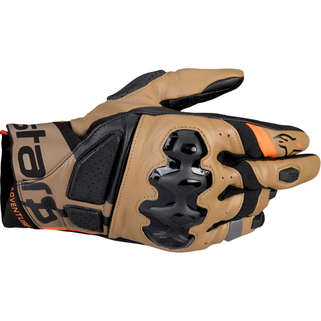 Alpinestars Belize v3 Drystar waterproof Motorcycle Gloves, black-brown, Size S for Men