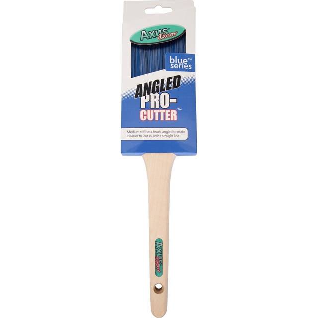Axus Blue Angled Pro-Cutter Brush -3 inch