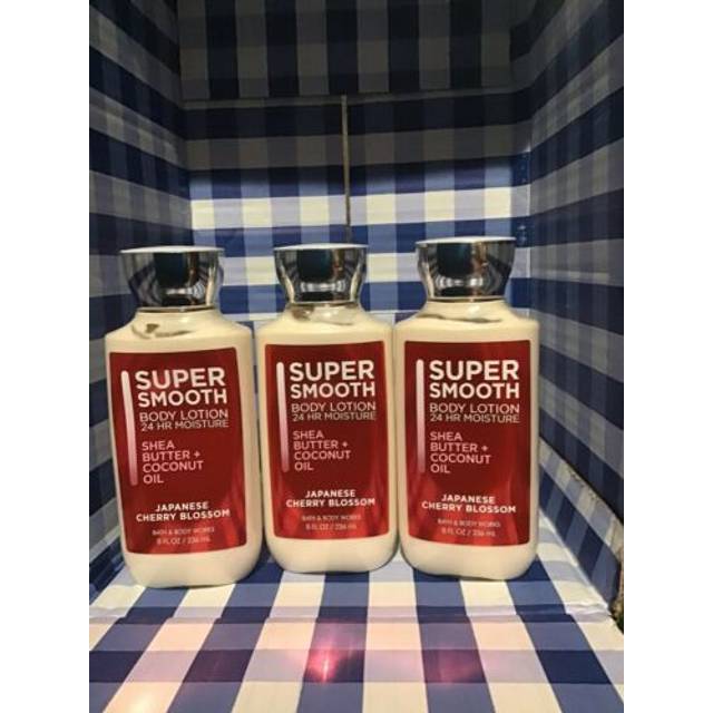 Bath & Body Works Japanese Cherry Blossom Super Smooth Body Lotion  8