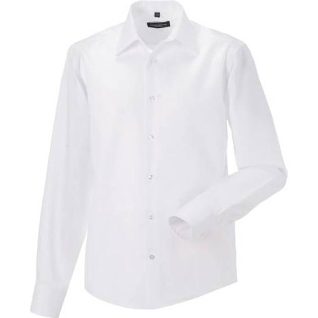 Collection Long Sleeve Tailored Ultimate Non-Iron Shirt - White - 18 in
