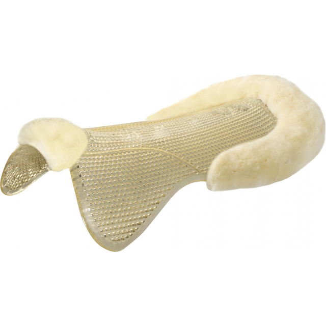 Acavallo Just Gel Lambskin Half Pad - Natural: Large Size: Large