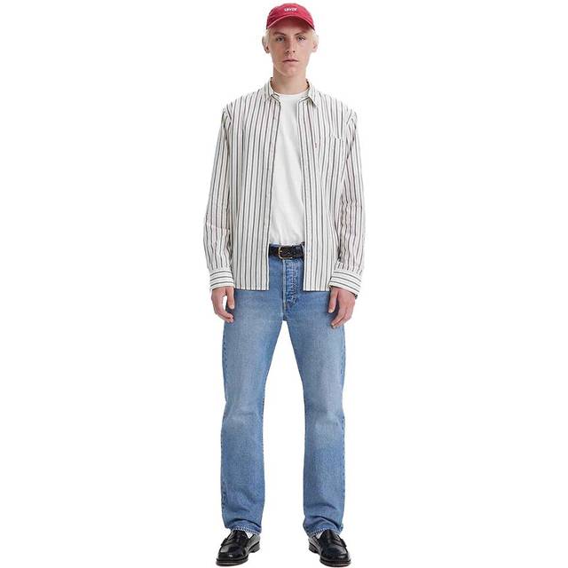 Levi's herr 501 Original Fit Straight Fit Jeans , Chemicals, 33W / 30L