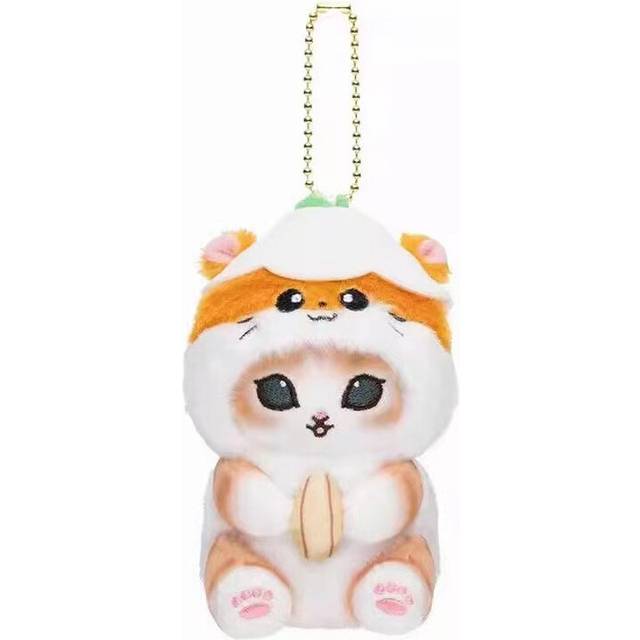 (Beaver) Soft Plush Toy Adorable Cat Transformed Series Kawaii Bag Charm For Girls