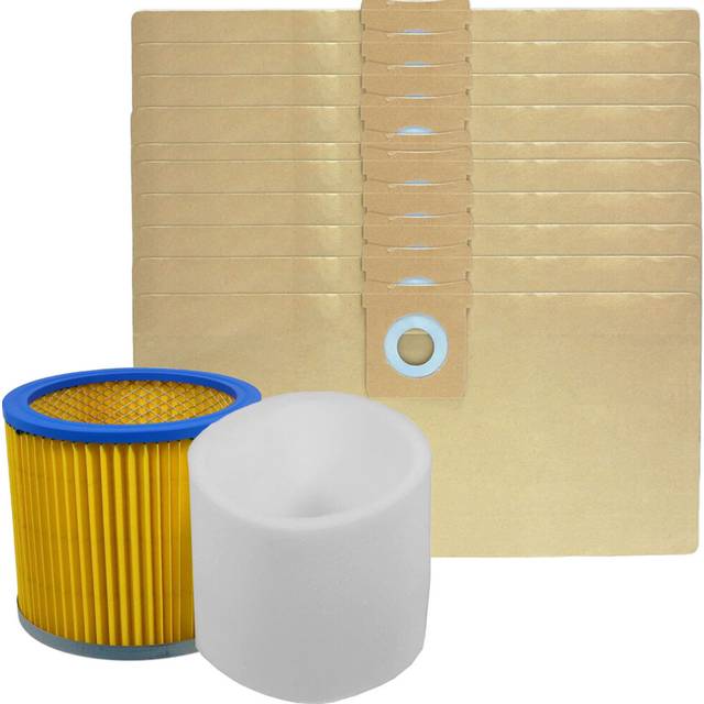 Filter cartridge for titan ttb350 ttb351vac ttb430vac wet & dry + 10 bags sleeve