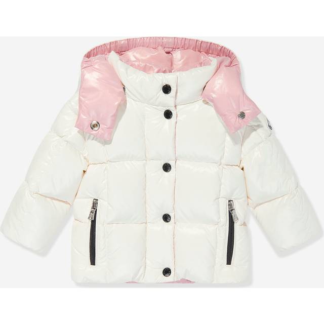 Moncler Girls Tural Kids Parana Padded Shell-down Jacket 12-36 Months 12-18 - NATURAL
