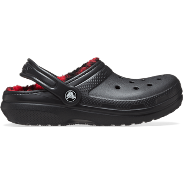 Crocs | Kids | Toddler Classic Lined Buffalo Check | Clogs | Black | C7