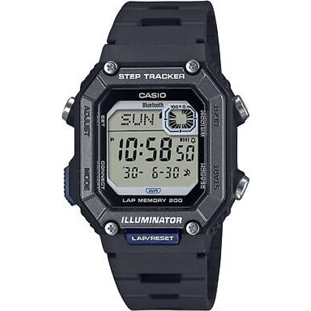 Casio Standard Digital Smartphone Link Step Tracker Resin Strap Quartz WS-B1000-1AV 100M Men's Watch