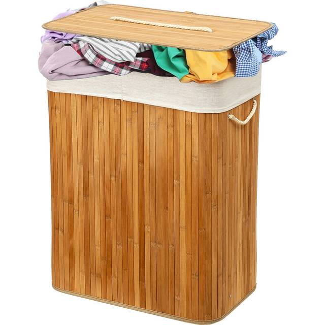 Bamboo Laundry Bin - Natural (54&#34; H x 34&#34; W x 24&#34; D)
