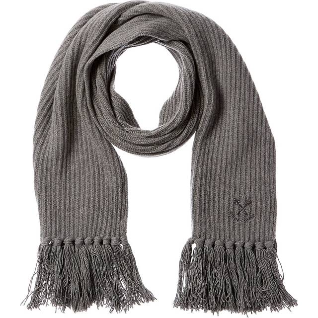Golden Goose Ribbed Knit Wool Scarf