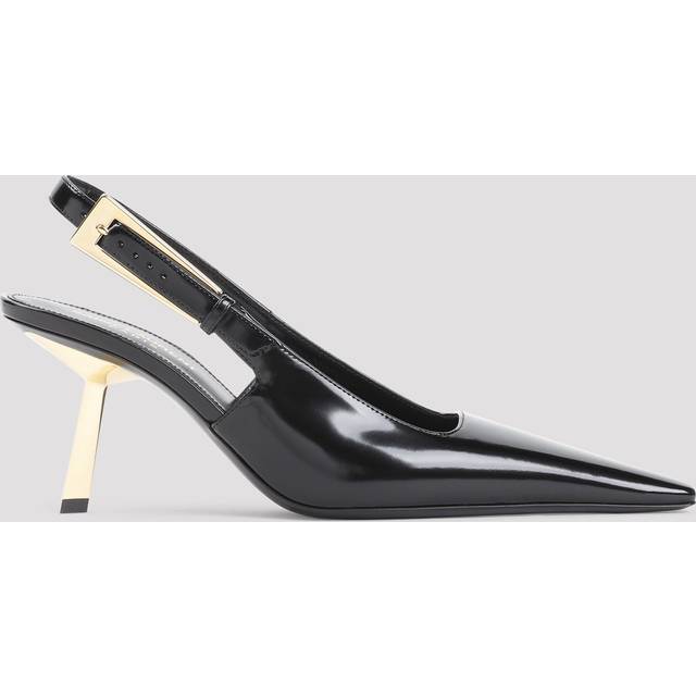 Saint Laurent-Black Leather Lee 75 Pump-Donna - 38 IT