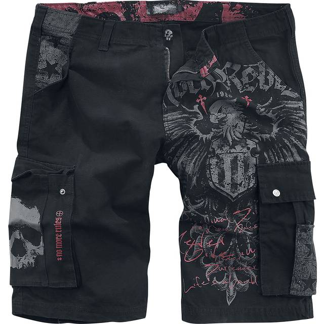 Rock Rebel by EMP Shorts - Garageland - S to 5XL - for Men - anthracite