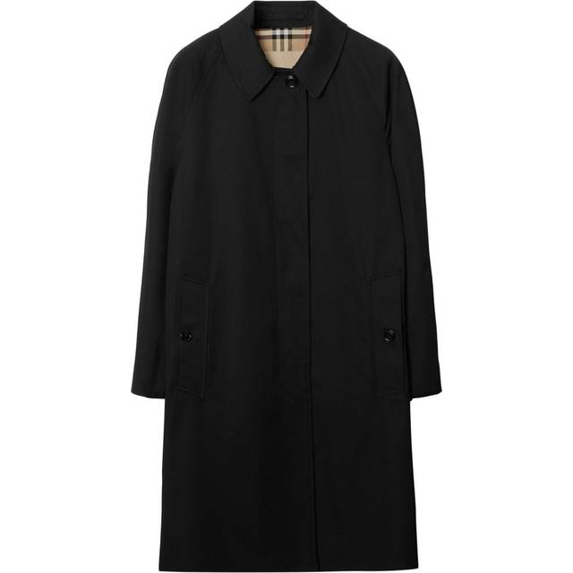 Burberry - Camden car coat - women - Cotton/Cotton/Organic Cotton/Viscose - 8 - Black