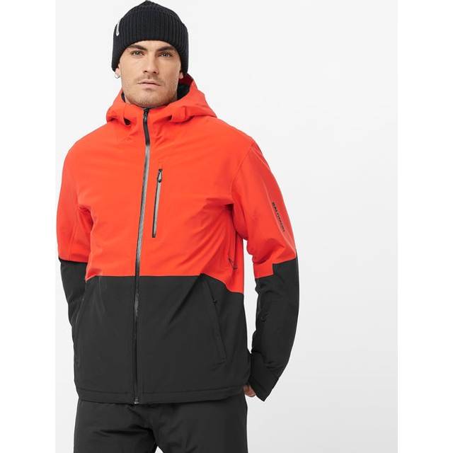 Salomon Highland Jacket M Snowboardkläder Cherry Tom/Blk - XL