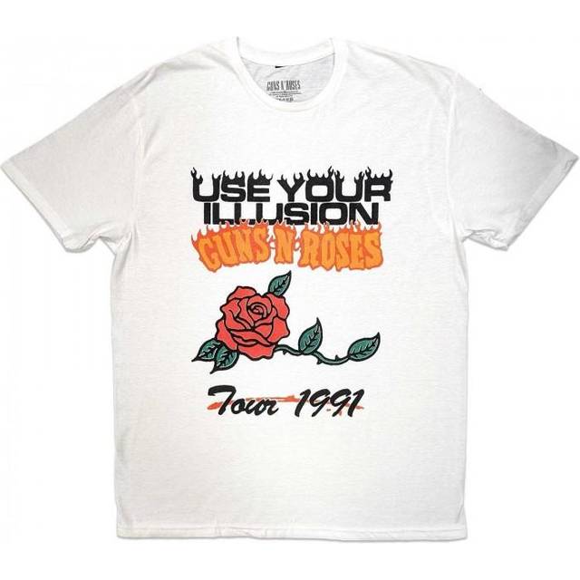 Use Your Illusion Tour 1991 Cotton T-Shirt - White