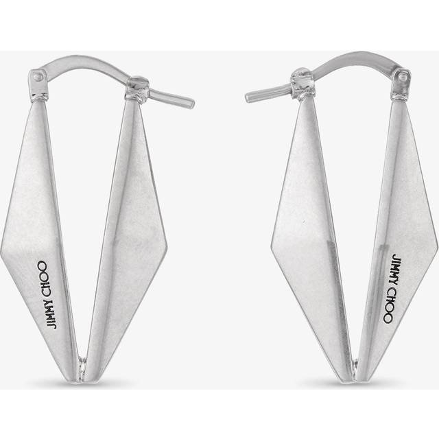 Jimmy Choo Diamond Chain Earrings - Silver - One size