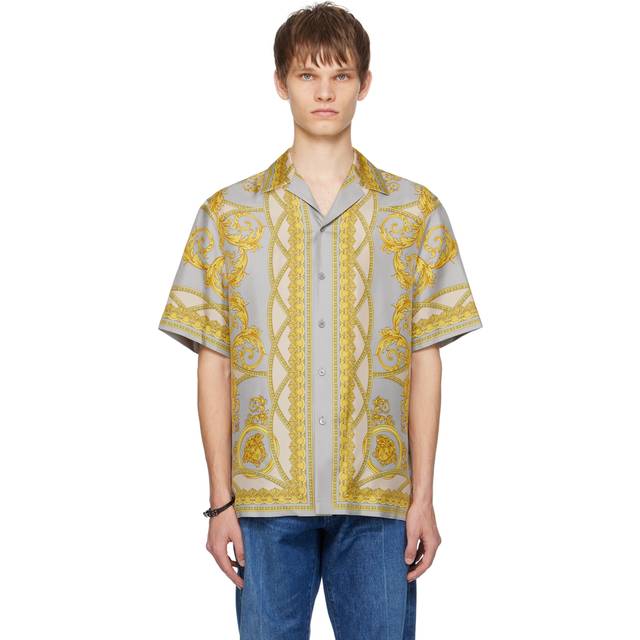 Camicia La Coupe des Dieux Versace - Grigio - 46