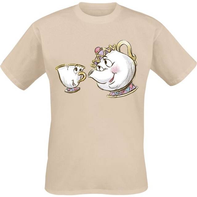 Beauty and the Beast - Disney T-Shirt - Chip und Mrs Potts - L - natural
