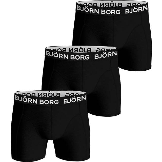 Björn Borg Bamboo Cotton Blend Boxer 3-pack Svart, XXL