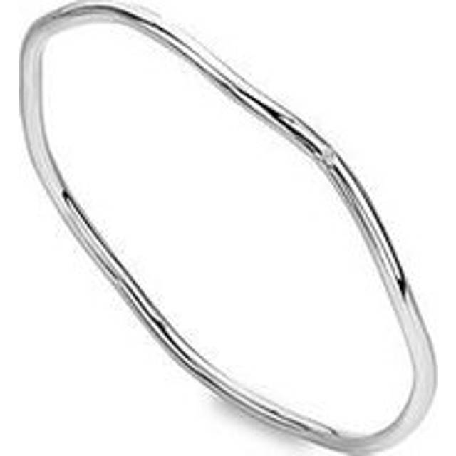 Hot Diamonds HD X TG Wave Bangle, Silver, Women - Ilver