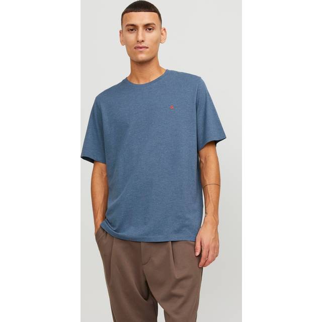 Basic Rundringning T-shirt - Blå - XS