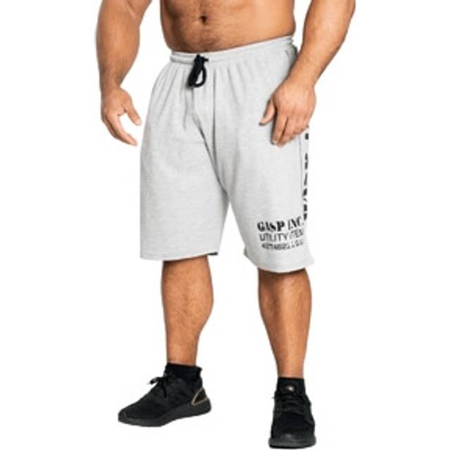 GASP Thermal Shorts - Grey Melange, XL