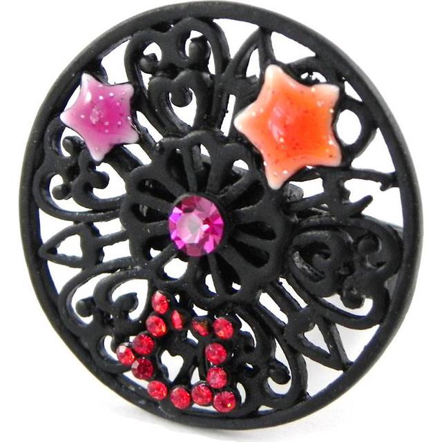 NOA [H8757] - Pink Red 'Carmen' Designer Ring red