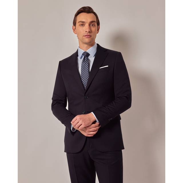 Hawes & Curtis Navy Italian Wool Slim Fit Suit Jacket | 1913 Collection Size: 42 long (EU 52)