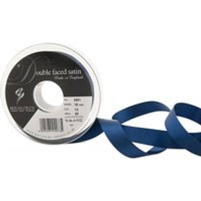 Berisfords Double Faced Satin Ribbon 13 Navy