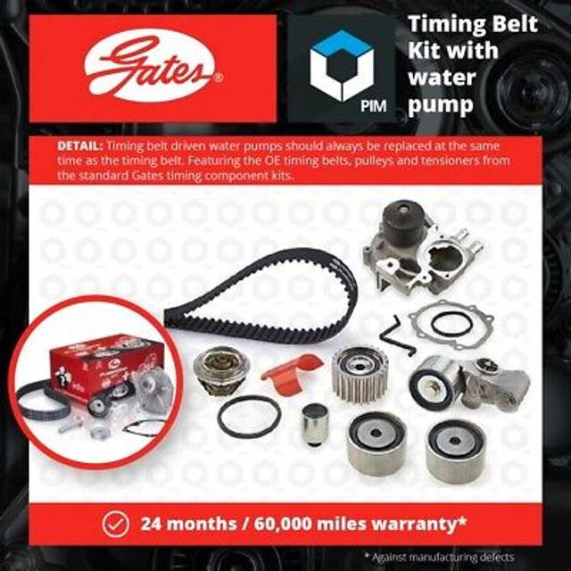 Water Pump & Timing Belt Set PowerGrip® KP2TH15612XS-2 Gates KP2TH15612XS2