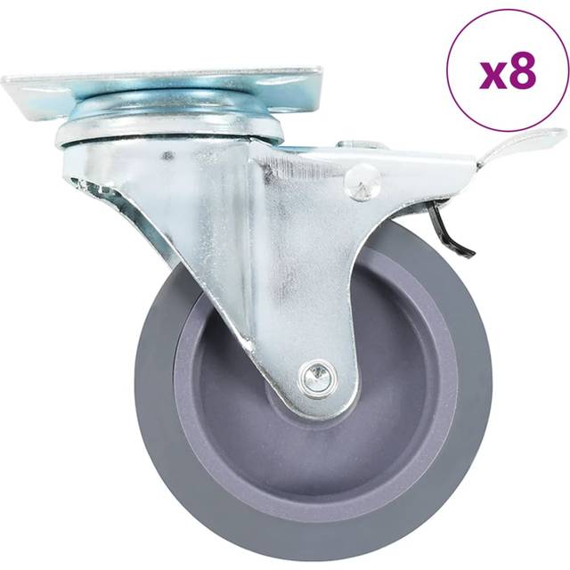 Vidaxl - 8 pcs Swivel Casters 75 mm