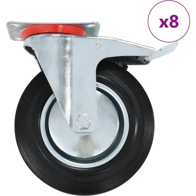 Vidaxl - 8 pcs Swivel Casters 200 mm