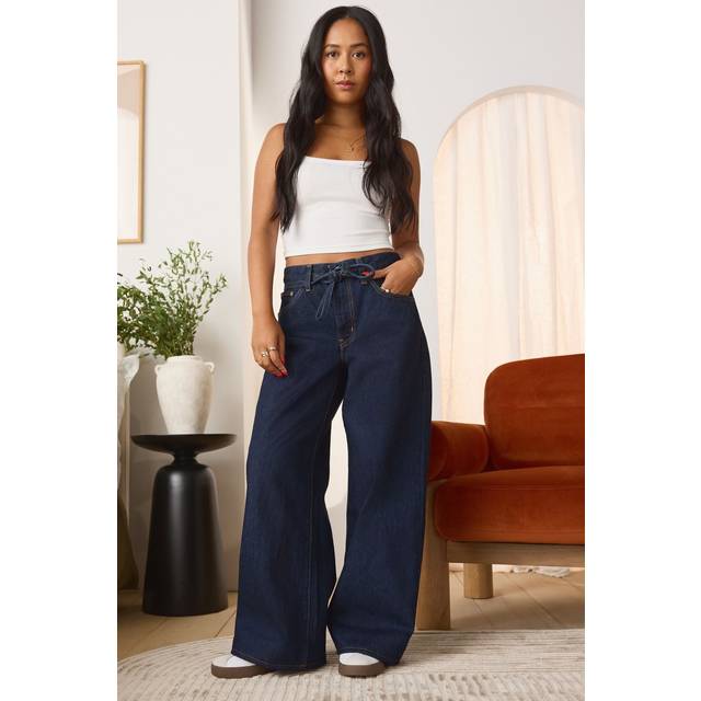 Levi's Xl Straight Jeans - Dream Nice Dreams Blue, Blue, Size 28, Inside Leg 31, Women -  inside leg 31,28